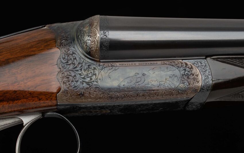 Westley Richards Droplock 12 Ga - MATCHED PAIR, CASED,