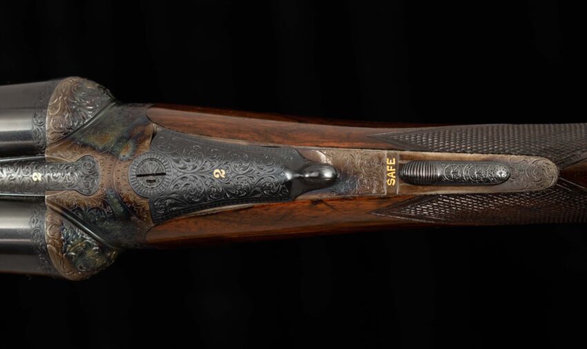 Westley Richards Droplock 12 Ga - MATCHED PAIR, CASED,