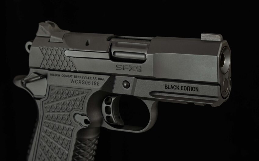 Wilson Combat SFX9, 9mm – VFI SERIES, BLACK EDITION, 10RD, 3.25