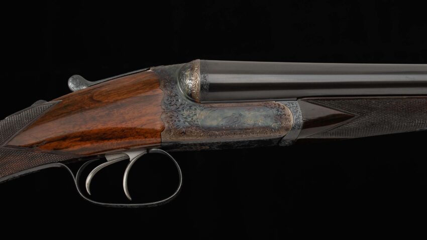 Westley Richards Droplock 12 Ga - MATCHED PAIR, CASED,