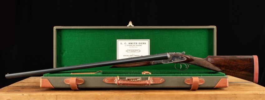 L.C. Smith Grade 2 12 Gauge - 1905, ENGLISH STOCK, HIGH CONDITION