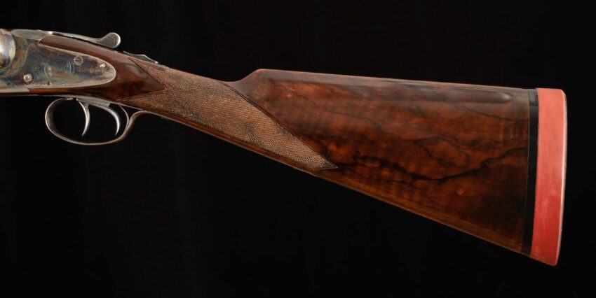 L.C. Smith Grade 2 12 Gauge - 1905, ENGLISH STOCK, HIGH CONDITION