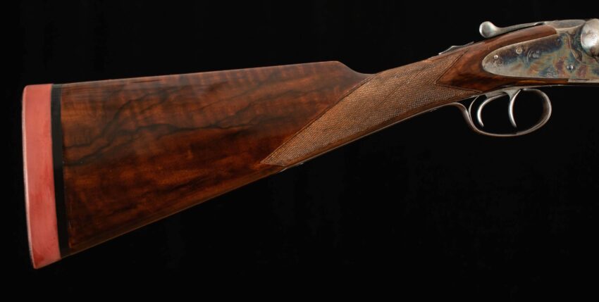 L.C. Smith Grade 2 12 Gauge - 1905, ENGLISH STOCK, HIGH CONDITION