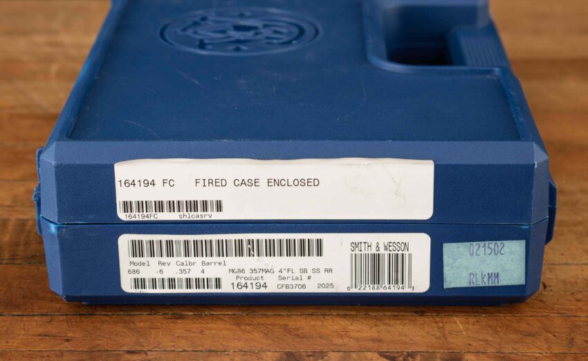 Smith & Wesson Model 686-6, .357MAG - ORIGINAL CASE, 99%+, MIRROR BORE