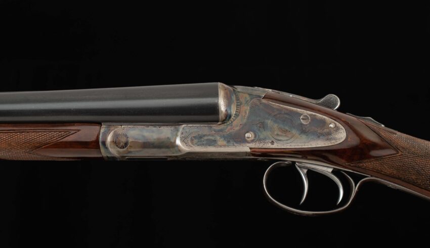 L.C. Smith Grade 2 12 Gauge - 1905, ENGLISH STOCK, HIGH CONDITION