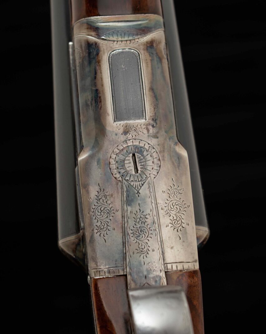 L.C. Smith Grade 2 12 Gauge - 1905, ENGLISH STOCK, HIGH CONDITION