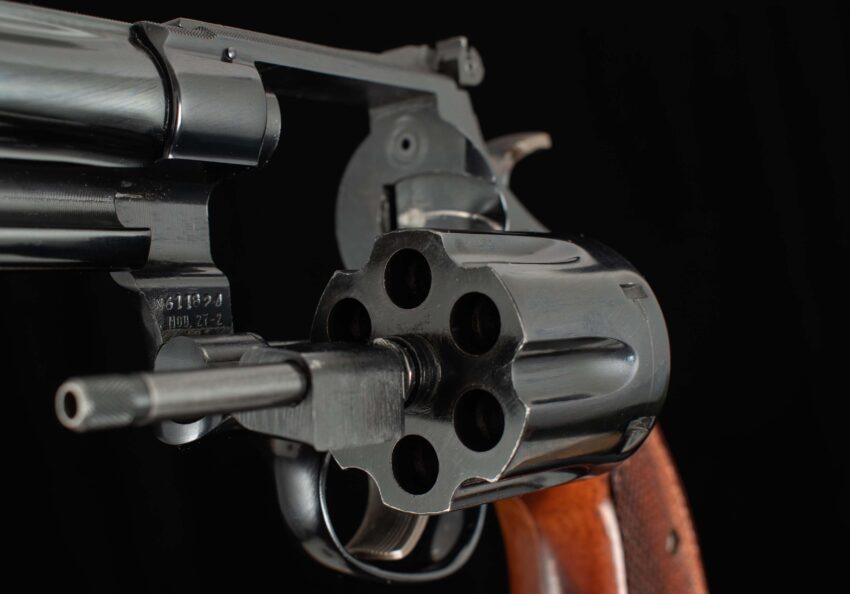 Smith & Wesson 27-2 .357 Magnum – RARE 5” BARREL, 99%, BOX, PAPERS