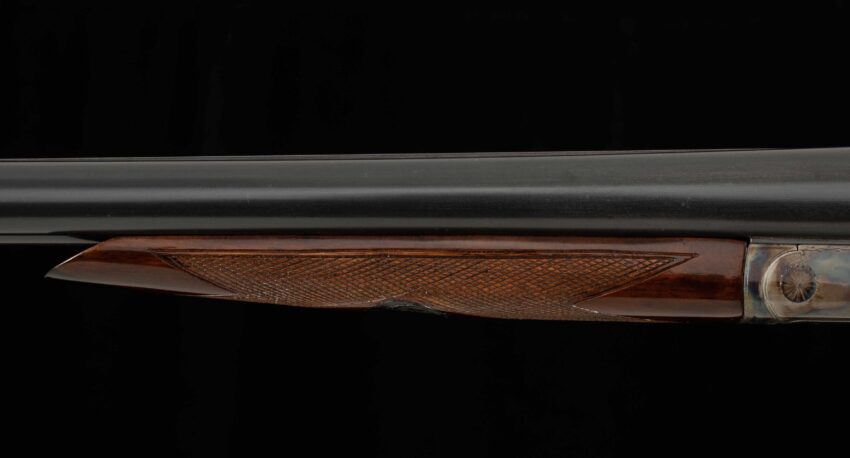 L.C. Smith Grade 2 12 Gauge - 1905, ENGLISH STOCK, HIGH CONDITION