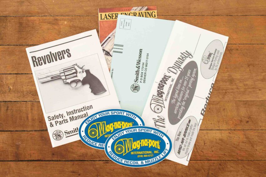 Smith & Wesson Model 629 RSR Trail Boss .44MAG – 99%, PORTED, CASE