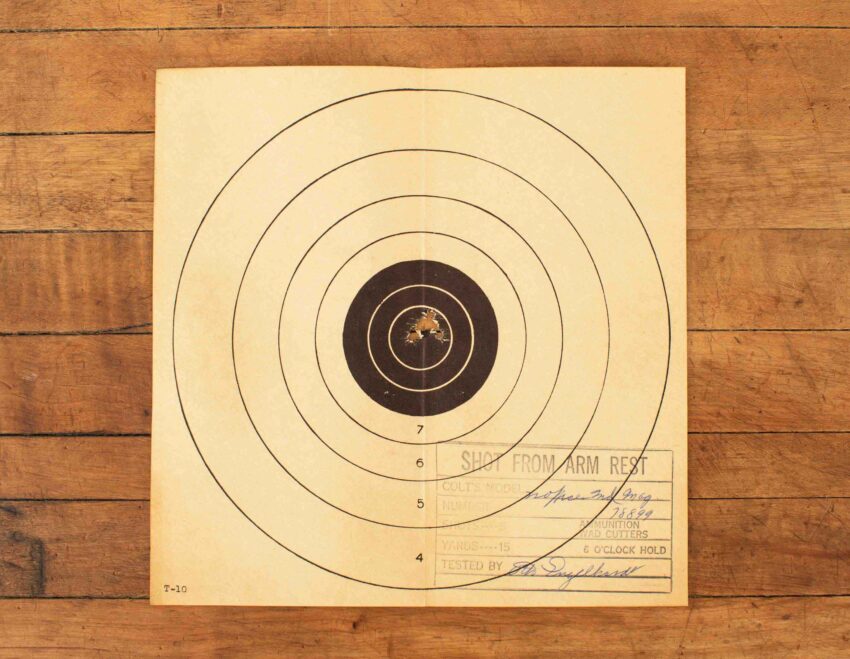 Colt Officers Model Match .22 MAGNUM - 99%, BOX, TEST TARGET, MIRROR BORE