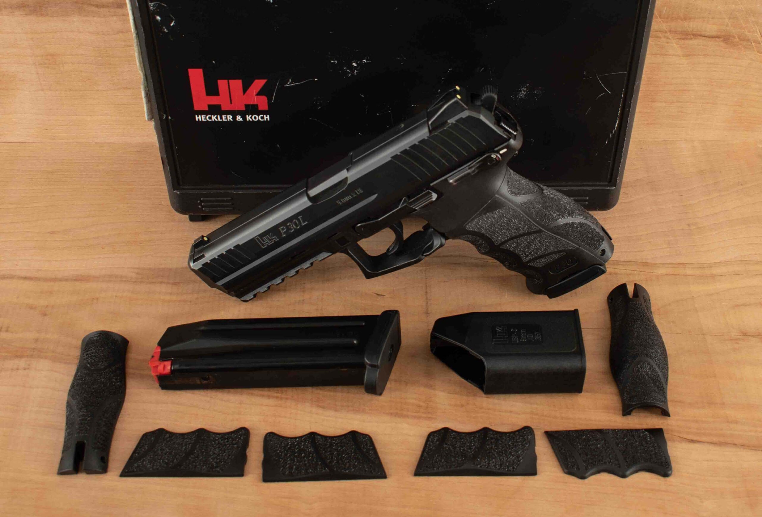 Heckler & Koch P30L 9mm – DA/SA, CASE, TWO 17RND MAGS, ACCESSORIES