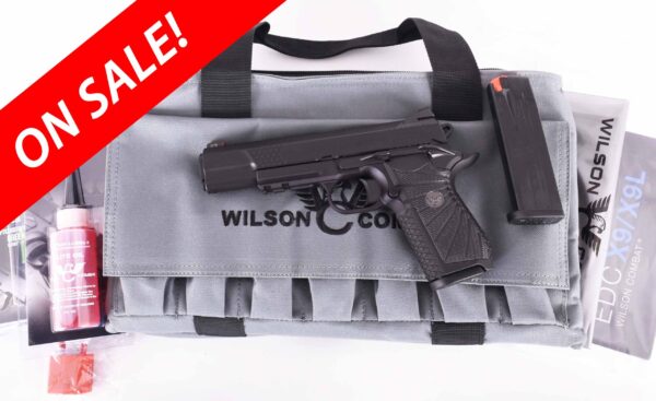 Wilson Combat 9mm – EDC X9L, VFI SIGNATURE, BLACK EDITION, LIGHTRAIL