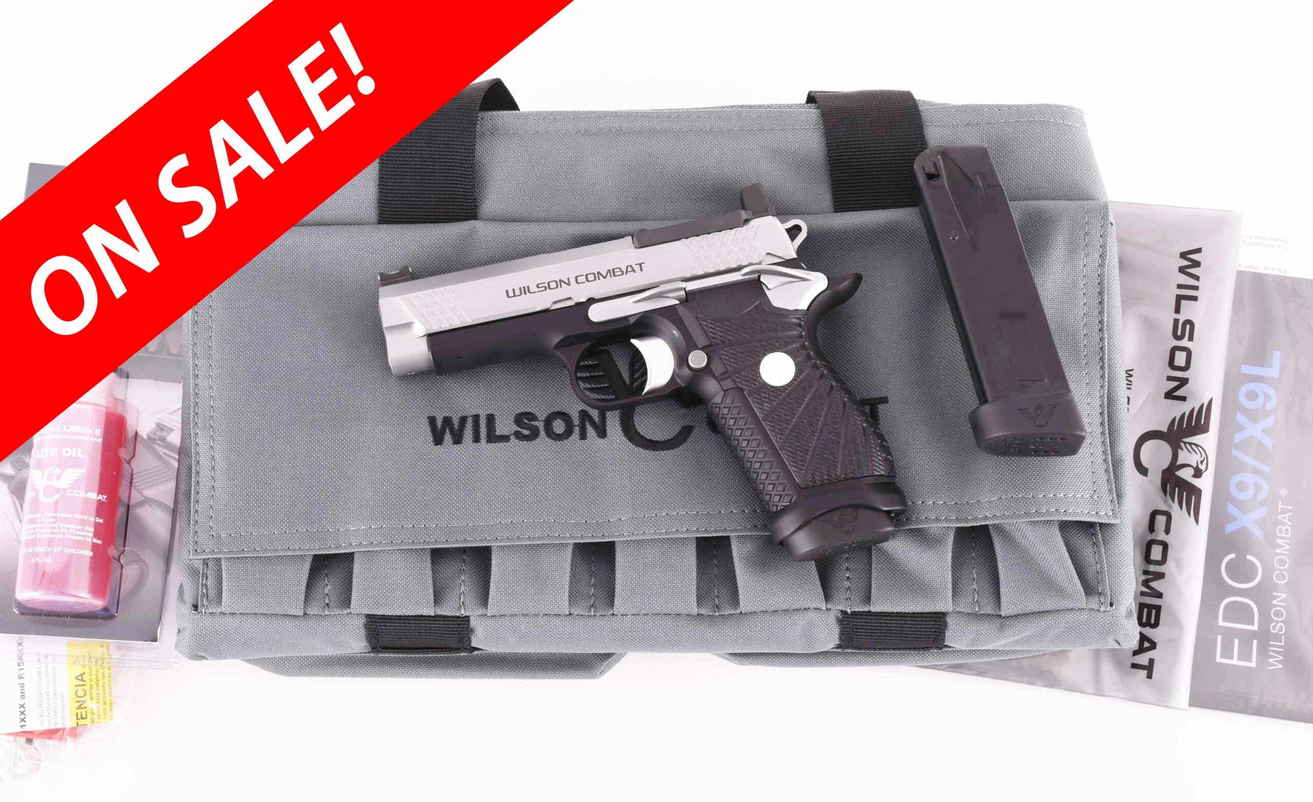 Wilson Combat 9mm - EDC X9, VFI SIGNATURE, STAINLESS STEEL, MAGWELL, OPTIC READY