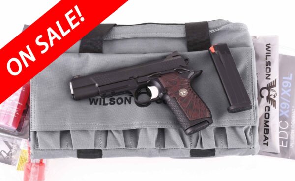 Wilson Combat 9mm - EDC X9L, VFI SERIES, CHERRY GRIPS, LIGHTRAIL, 15rd