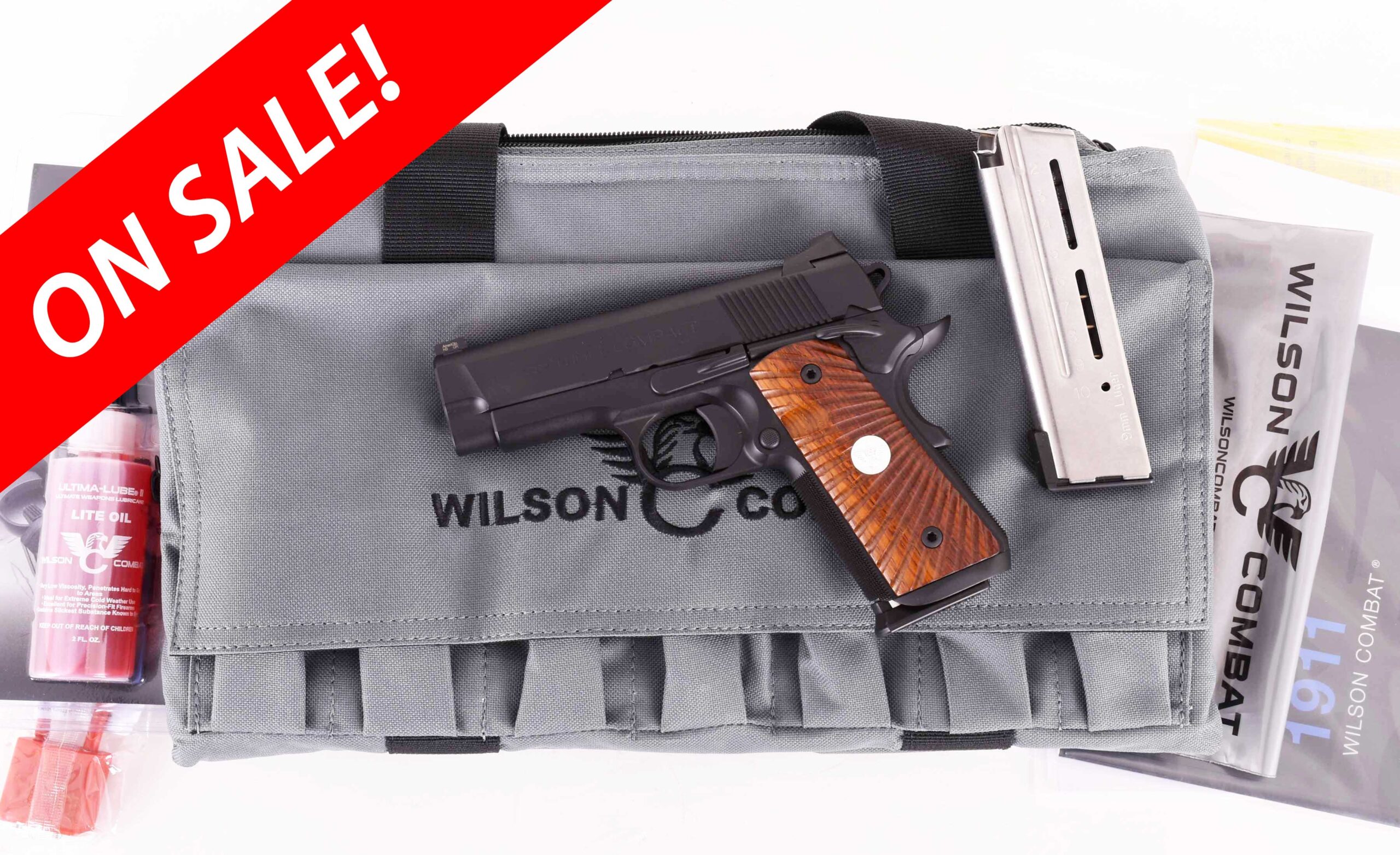 Wilson Combat 9mm - SENTINEL COMPACT, VFI SIGNATURE, LIGHTWEIGHT, TRITIUM, COCOBOLO GRIPS