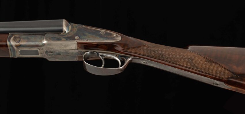 L.C. Smith Grade 2 12 Gauge - 1905, ENGLISH STOCK, HIGH CONDITION