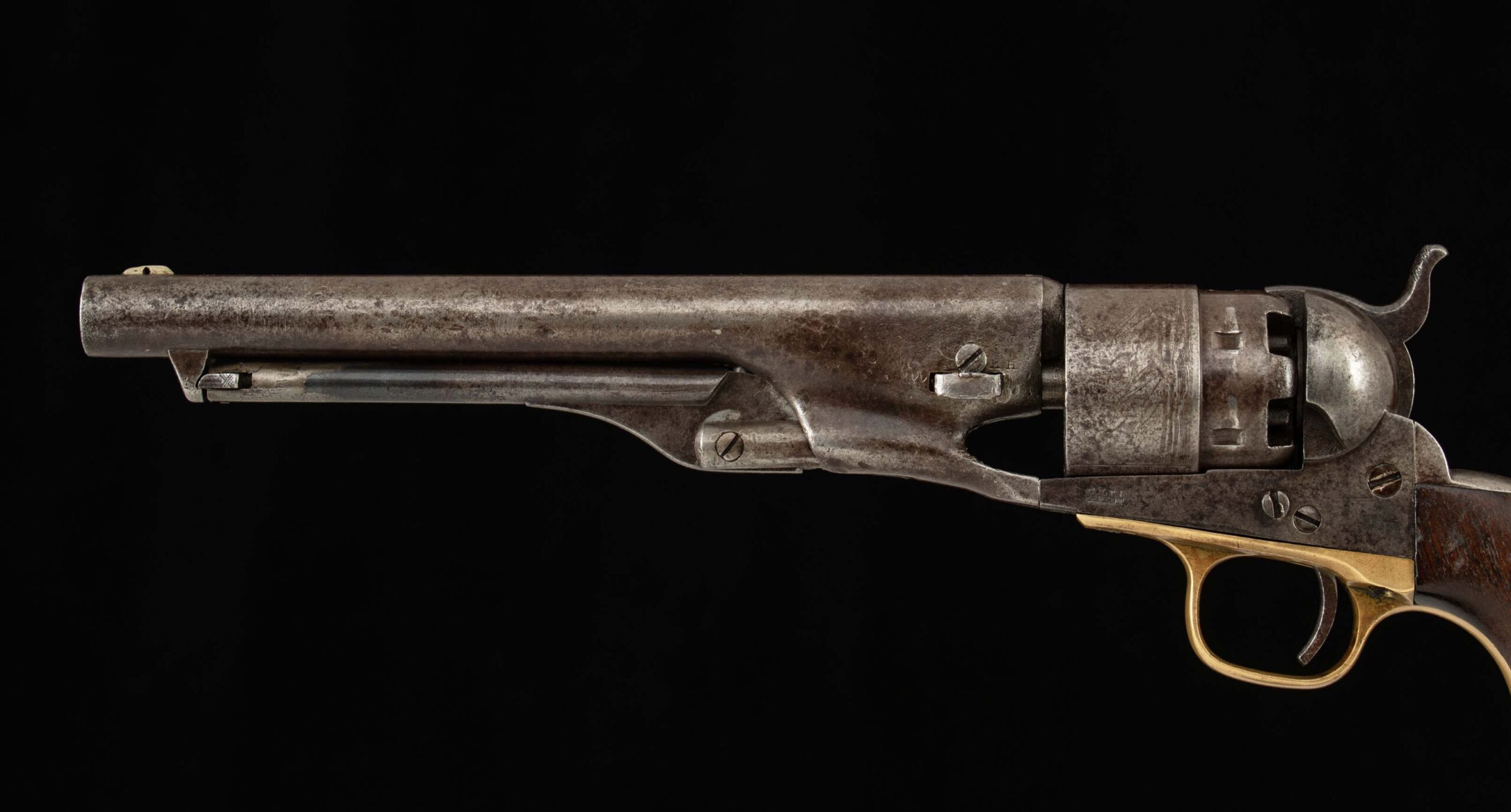 Colt Model 1860 Army, .44 CAL Cap & Ball - COLT CIVIL WAR HOLSTER, 3-SCREW