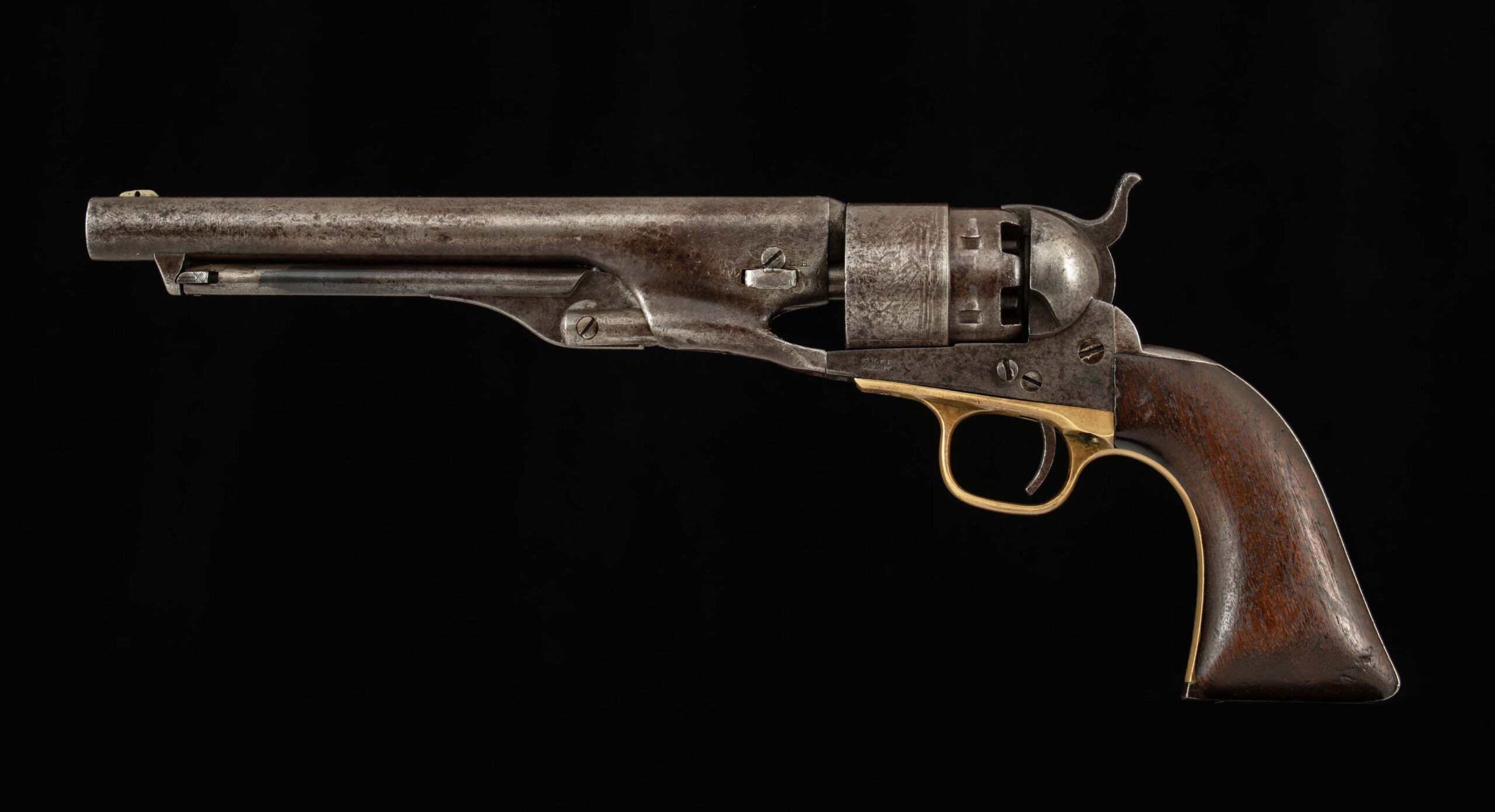 Colt Model 1860 Army, .44 CAL Cap & Ball - COLT CIVIL WAR HOLSTER, 3-SCREW