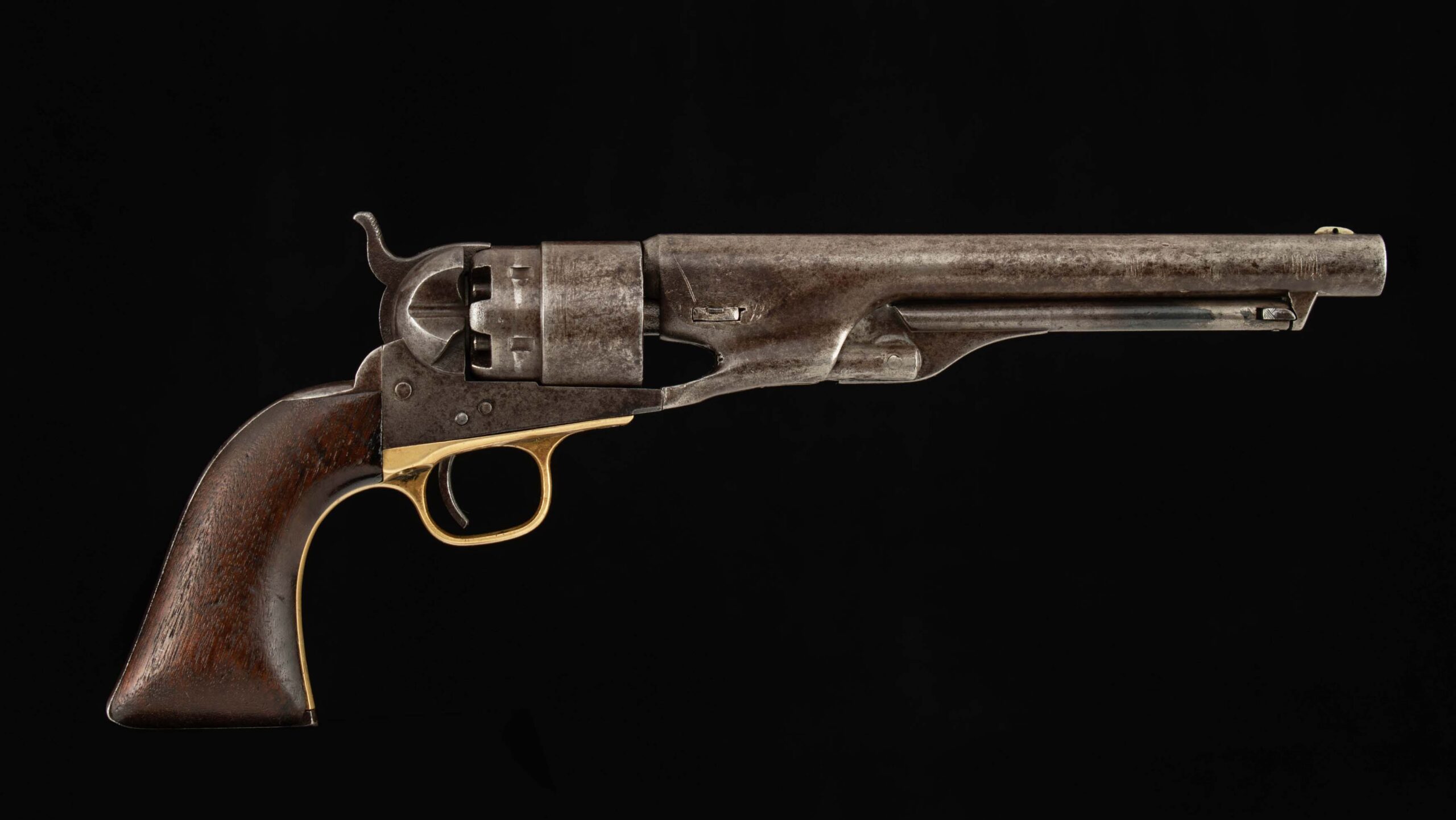 Colt Model 1860 Army, .44 CAL Cap & Ball - COLT CIVIL WAR HOLSTER, 3-SCREW