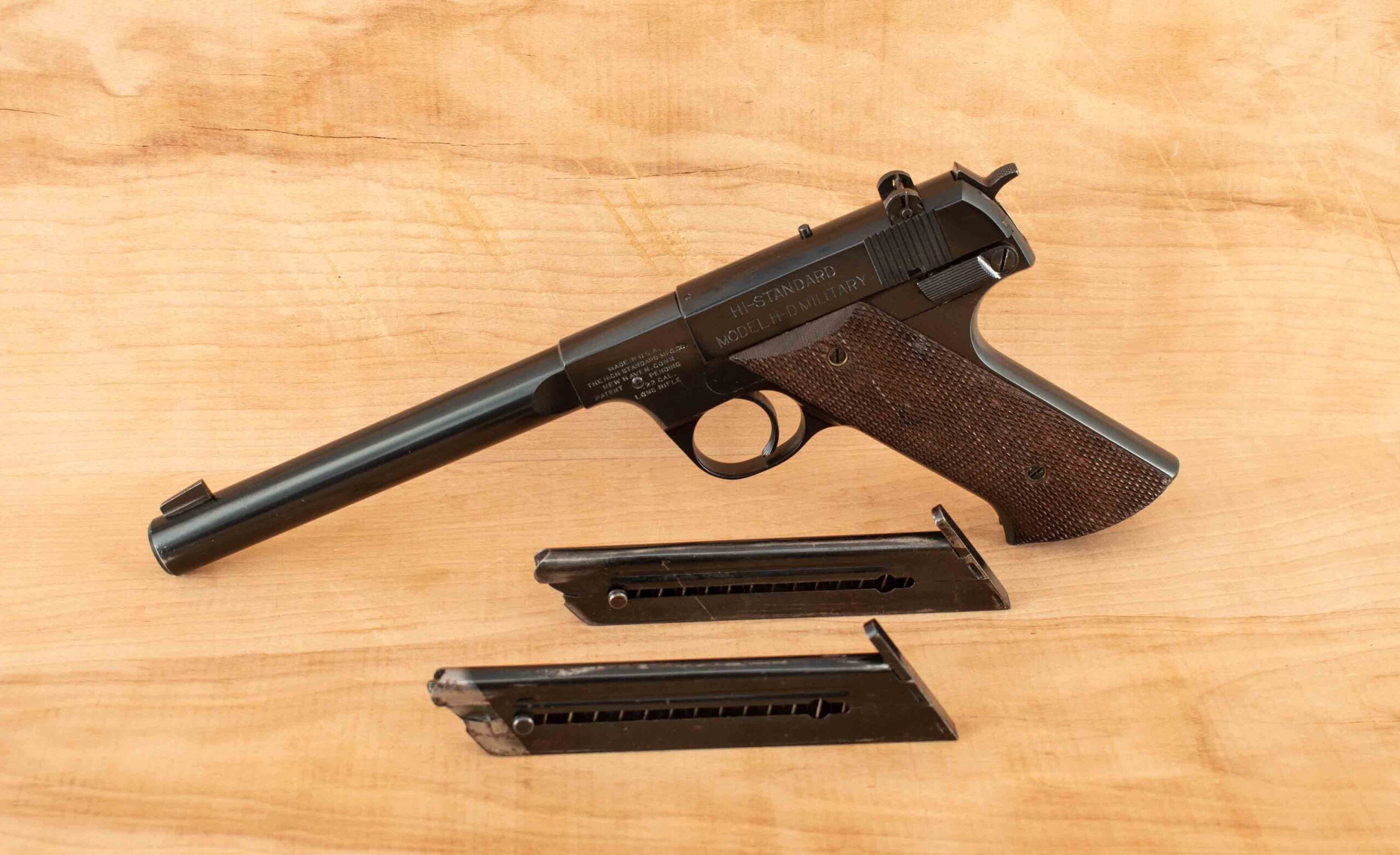 Hi-Standard Model H-D Military, 22LR -99% FACTORY 2 MAGS