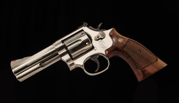Smith & Wesson Model 586 .357MAG - 1981, NO DASH, 4” BARREL, NICKEL