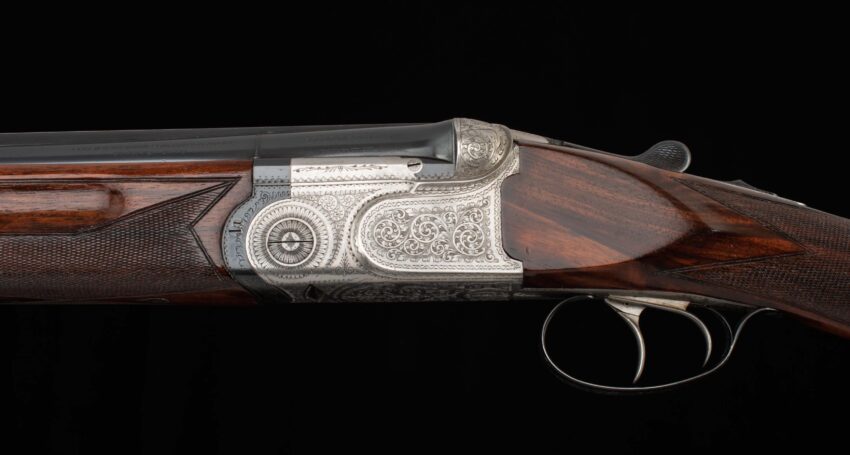 Beretta ASEL 12 Ga - 1958, HAND ENGRAVED GAME GUN