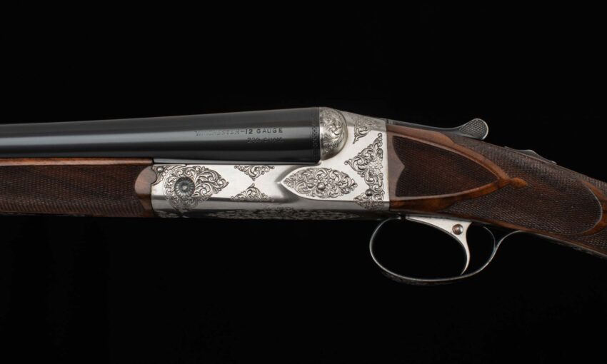 Winchester M21 12ga. - CUSTOM ENGRAVED, A CARVED STOCK