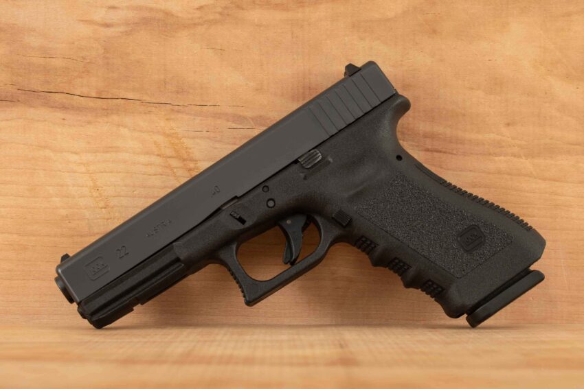 Glock 22, .40 S&W - 4.5”, MIRROR BORE, 15RD