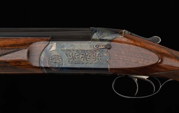 Boucher 12 Ga - FRENCH SUPERPOSED, 6 1/4LBS. HAND ENGRAVED