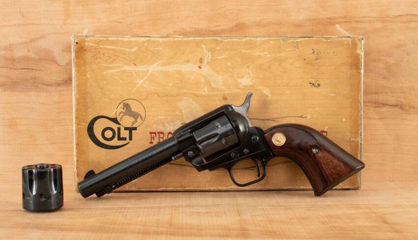 Colt Frontier Scout ‘62, .22CAL - OG BOX, 2 CYLINDERS