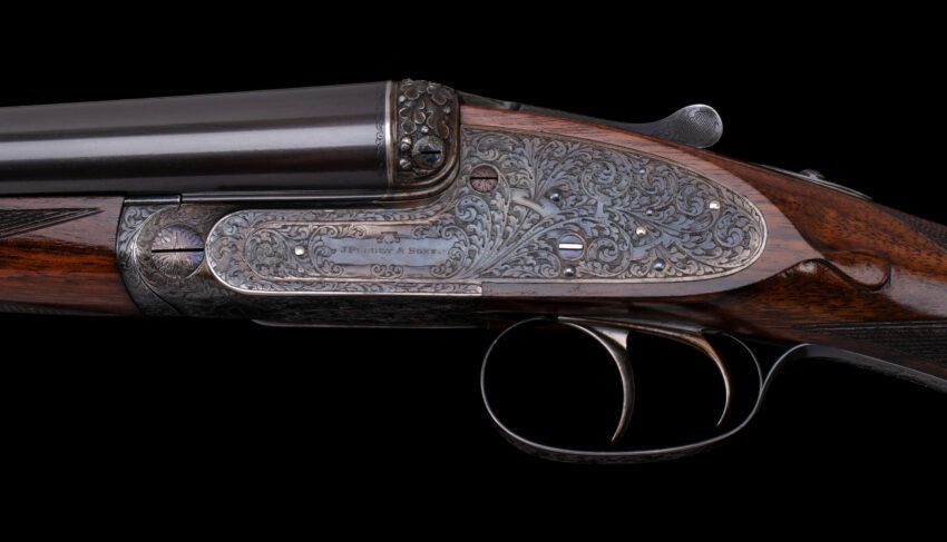 PURDEY EXTRA-FINISH 12 Ga - LETTER, HARRY KELL ENGRAVED