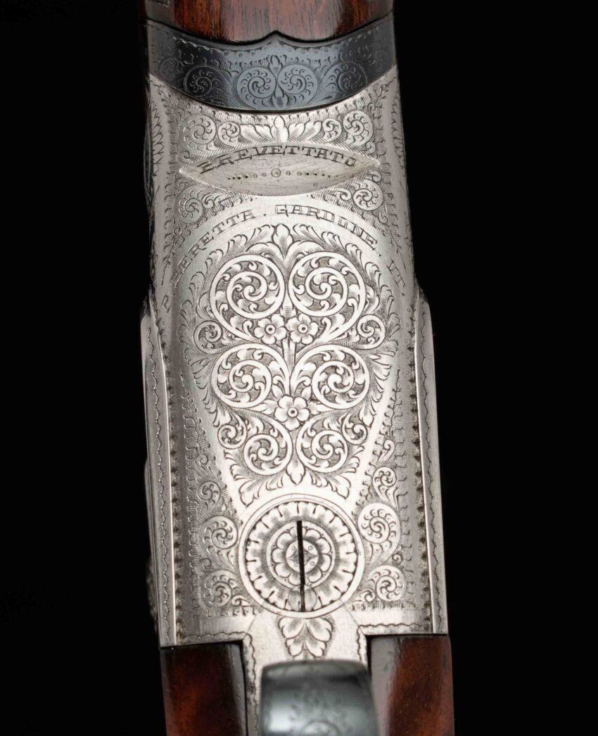 Beretta ASEL 12 Ga - 1958, HAND ENGRAVED GAME GUN