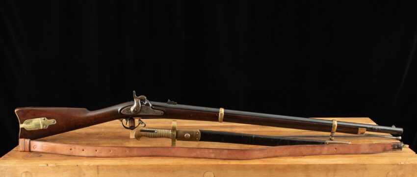 Remington Model 1863 ‘Zouave’ .58CAL - LIKELY UNFIRED, BAYONET, SLING