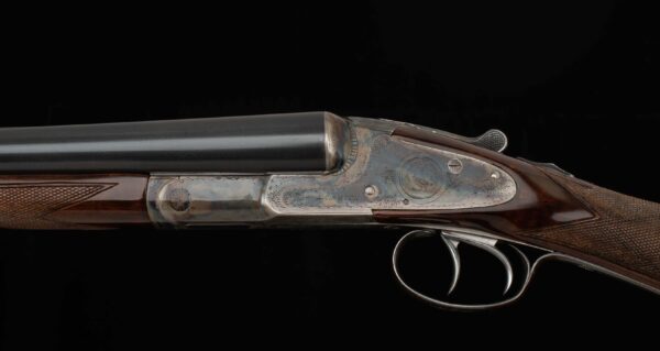 L.C. Smith Grade 2 12 Gauge - 1905, ENGLISH STOCK, HIGH CONDITION