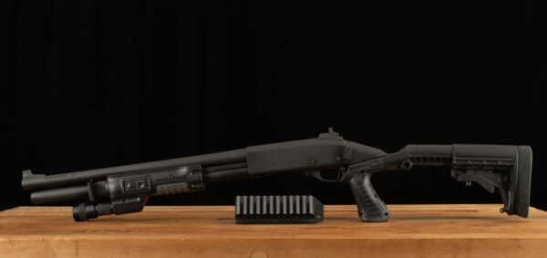 Scattergun Technologies TR-870 12ga - BLACKHAWK STOCK, SUREFIRE