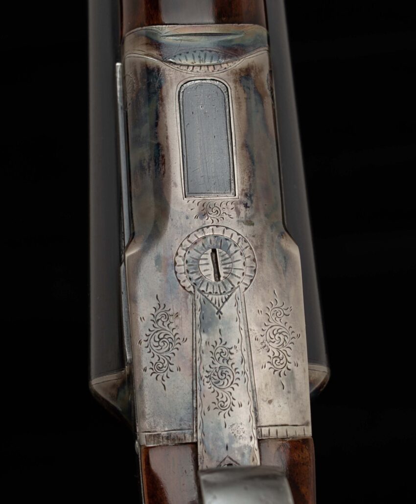 L.C. Smith Grade 2 12 Gauge - 1905, ENGLISH STOCK, HIGH CONDITION